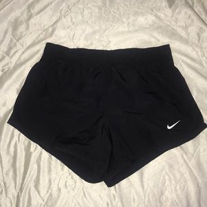 nike running/ track shorts